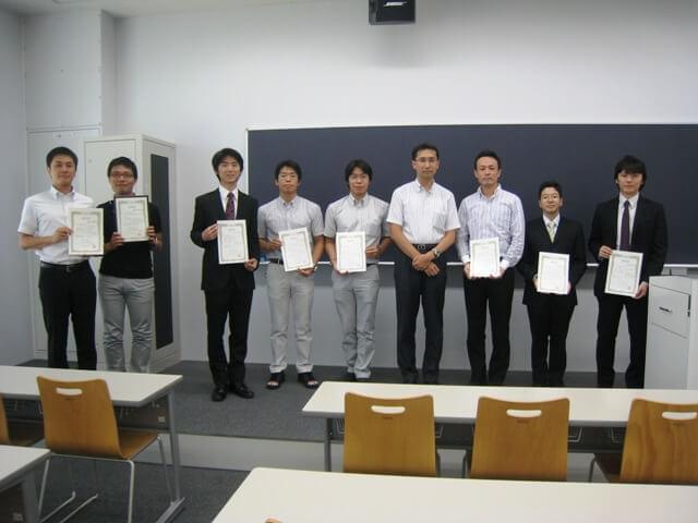 MBL研究会2008年度優秀発表・優秀論文 表彰式集合写真